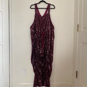 Free People Sequin Jumpsuit